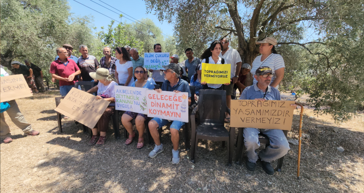 limak ictas akbelende sondaj ve zeytin sayimina basladi koylu isyan etti xHaykAKy
