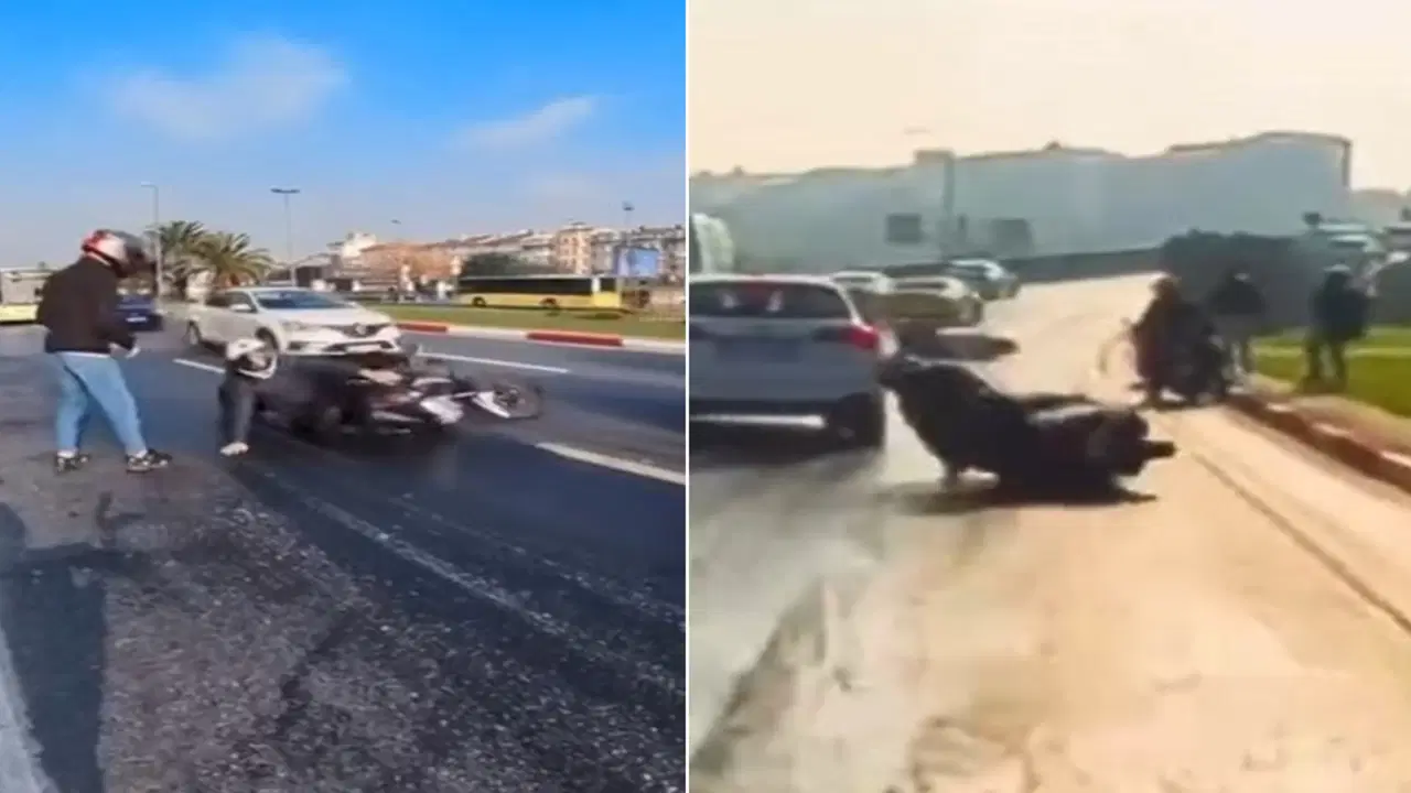 istanbulda yola yag dokuldu motosikletliler pes pese dustu 9akl7vyL.jpg