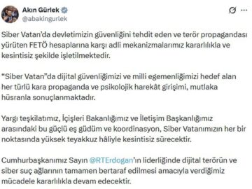 Adalet Bakanı Gürlek: FETÖ Hesaplarına Karşı Adli Süreçler Sürdürülecek