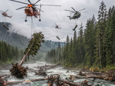 900 tanesini helikopterle gokyuzunden biraktilar tek amaci var wurkBs3r