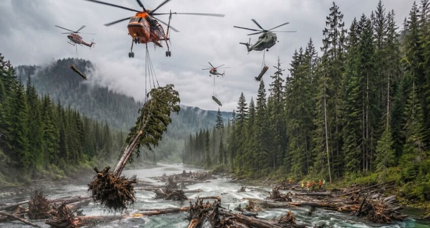 900 tanesini helikopterle gokyuzunden biraktilar tek amaci var wurkBs3r