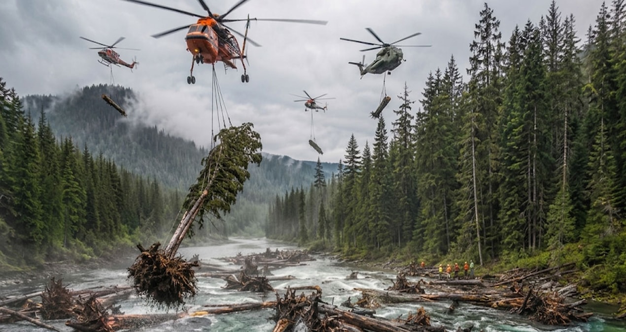 900 tanesini helikopterle gokyuzunden biraktilar tek amaci var wurkBs3r